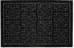 Коврик влаговпитывающий Лилия черный