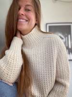 Описание по вязанию свитера спицами "Inca"