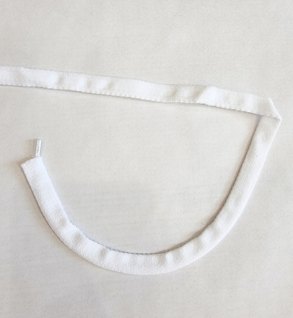 Туннельная лента белая бесшовная 11 мм