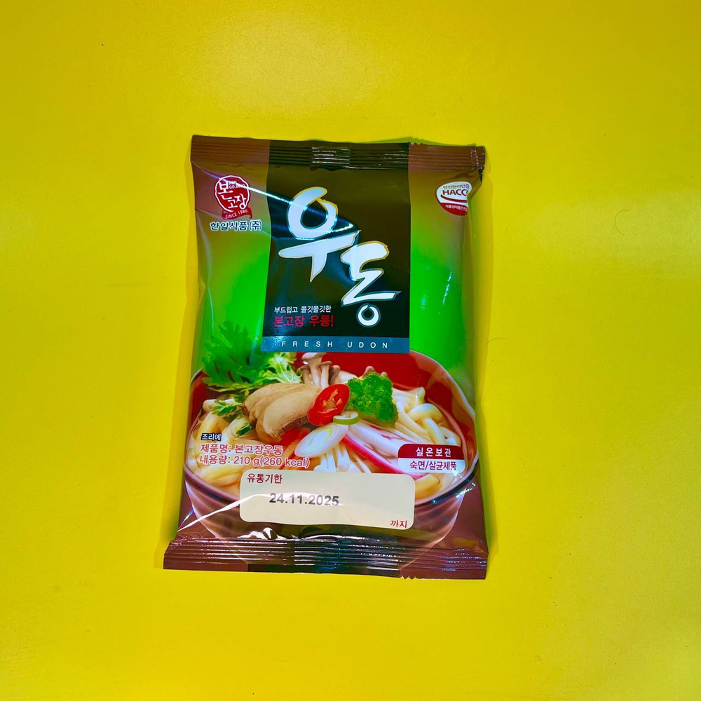 Лапша Удон быстрого приготовления со вкусом белой рыбы "Mild Flavor Fresh Udon" 210 г