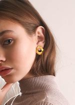 Серьги Атоллы, позолота