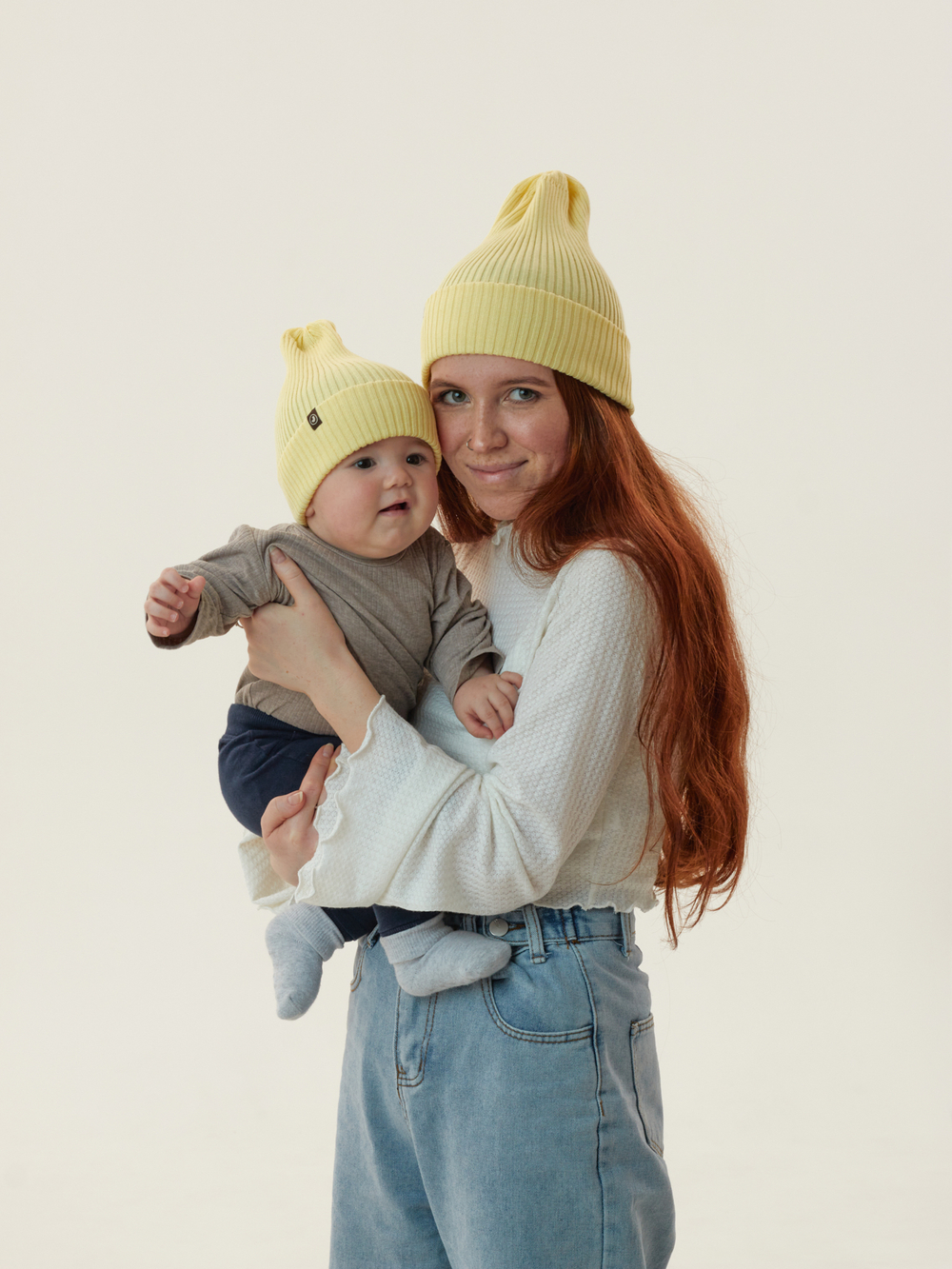 Шапка вязаная-резинка хлопковая КЭП(Груша)