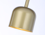 Светильник подвесной TR97113 GD/BK золото/черный E27 max 40W D130*1234