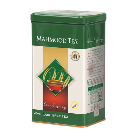 Чай черный с бергамотом Mahmood Earl Grey Tea, 450 г железная банка