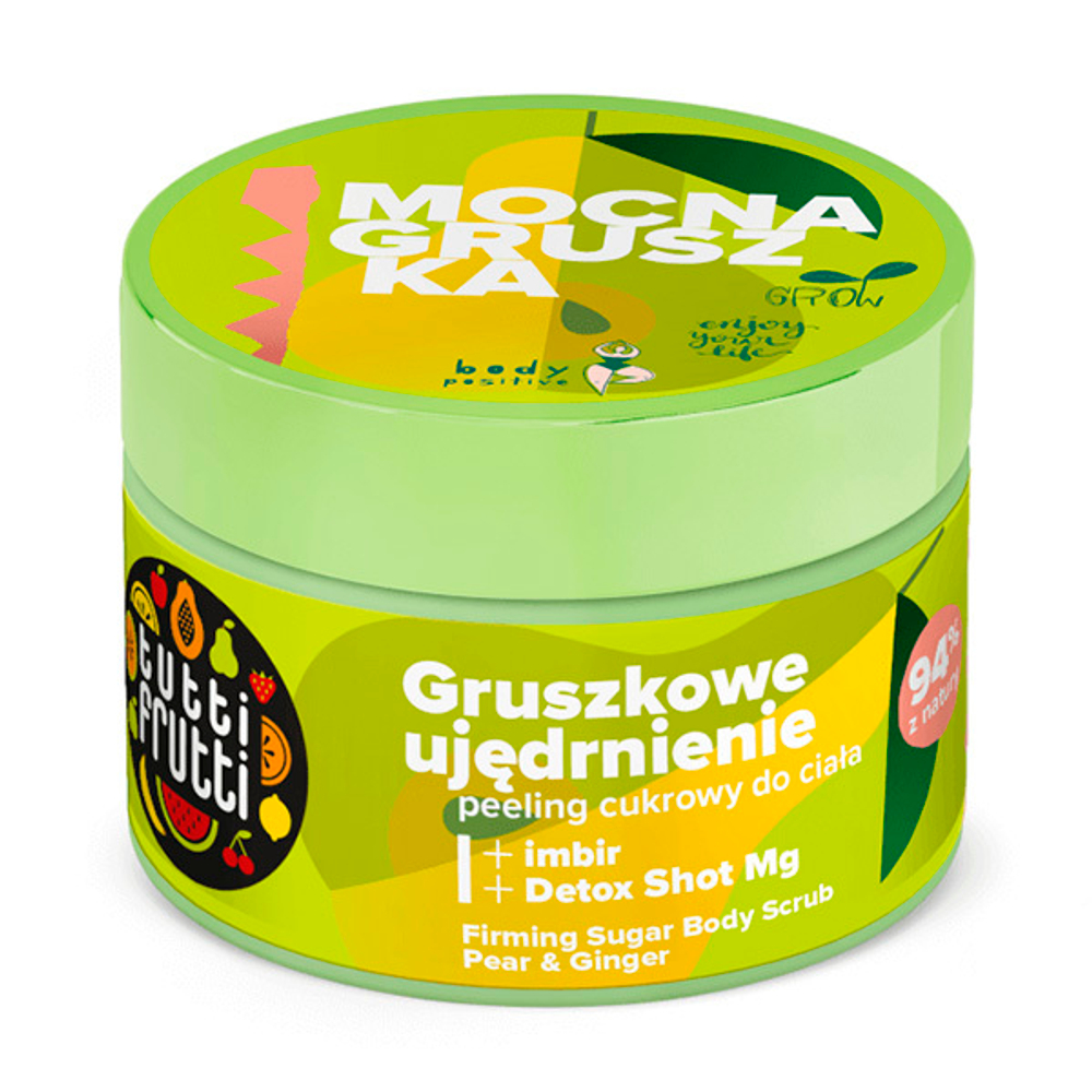 Сахарный скраб груша и имбирь Farmona Tutti Frutti Firming Sugar Body Scrub Pear & Ginger 300гр