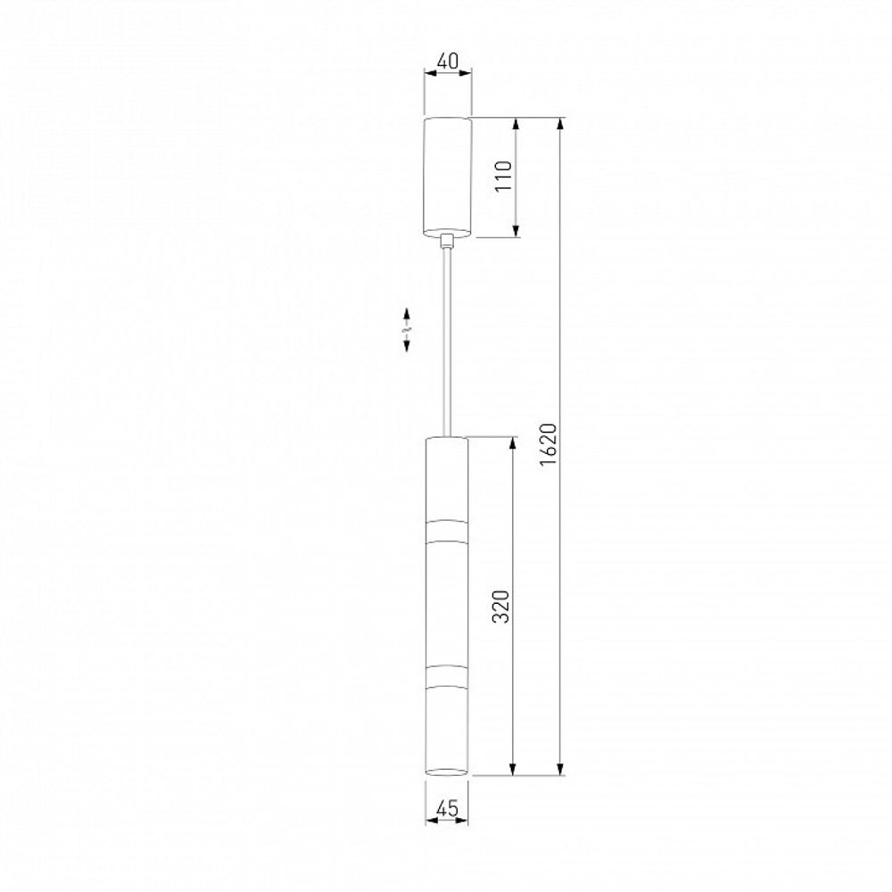 Подвесной светильник Eurosvet Axel 50210/1 LED черный жемчуг