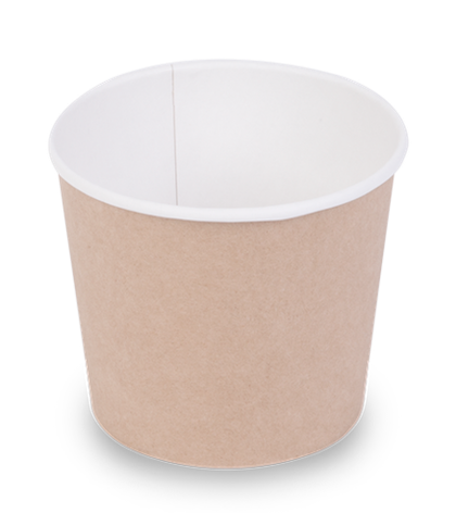 OSQ Упаковка Round Bowl крафт 400 БЕЗ КРЫШКИ (1/30/450)