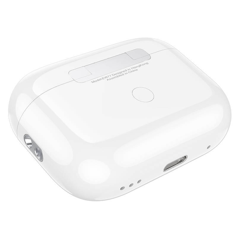 Гарнитура Bluetooth 5.4 HOCO EW77 TypeC Время работы до 7ч Белые