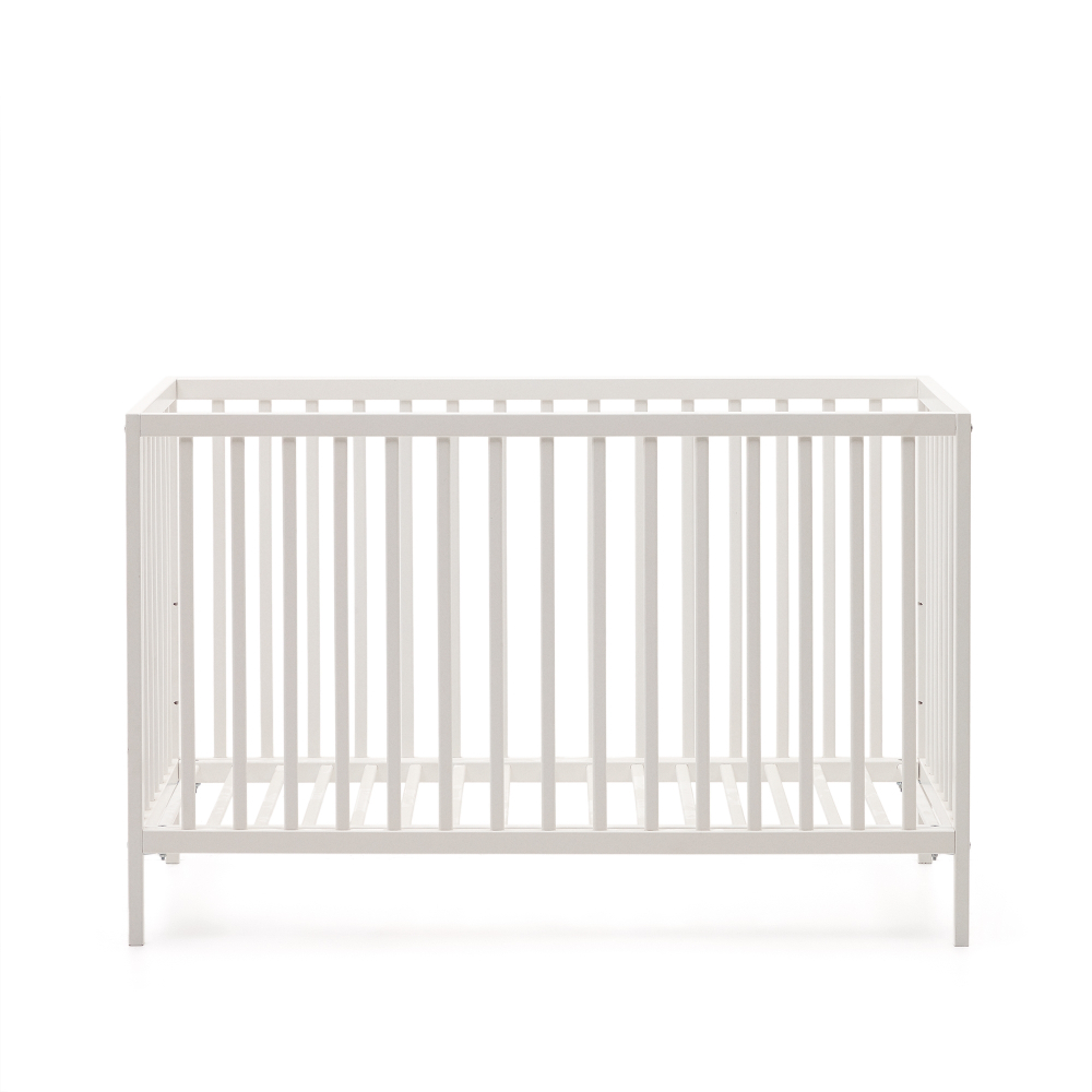 Shantal Детская кроватка из массива бука с белой отделкой 60 x 120 см