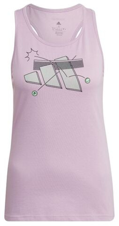 Женский топ теннисный Adidas Aeroready Tennis Tank - bliss lilac