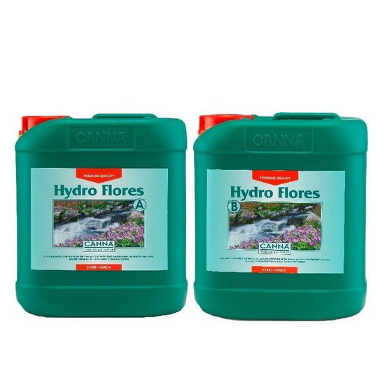 Минеральное удобрение CANNA Hydro Flores A+B, 5 л (для жесткой воды)
