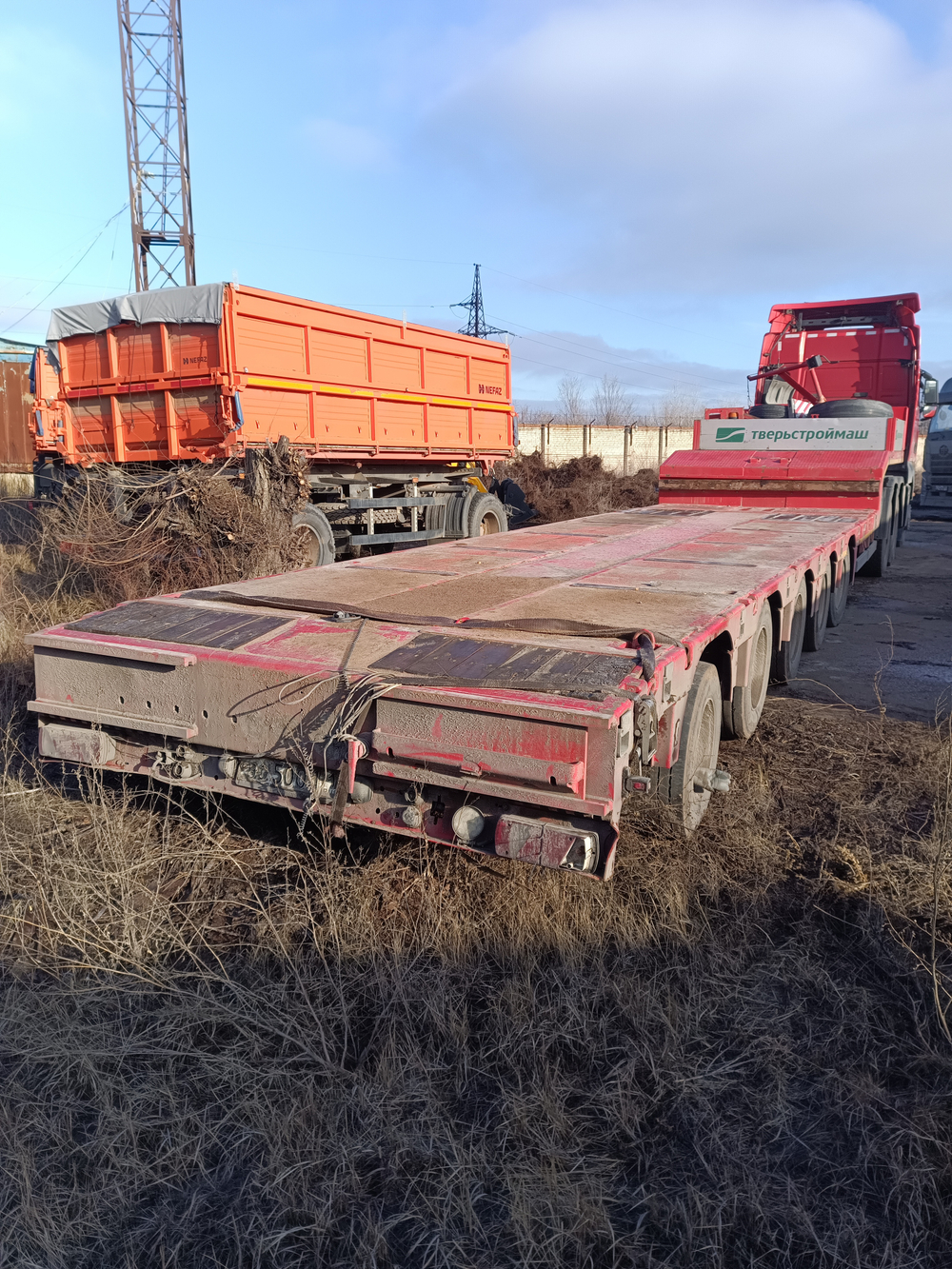 Тверьстроймаш 9939* Полуприцеп тяжеловоз 5 осей 993951-0022 (Раздвижной)