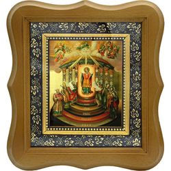 София - Премудрость Божия (Киевская). Икона Пресвятой Богородицы на холсте.