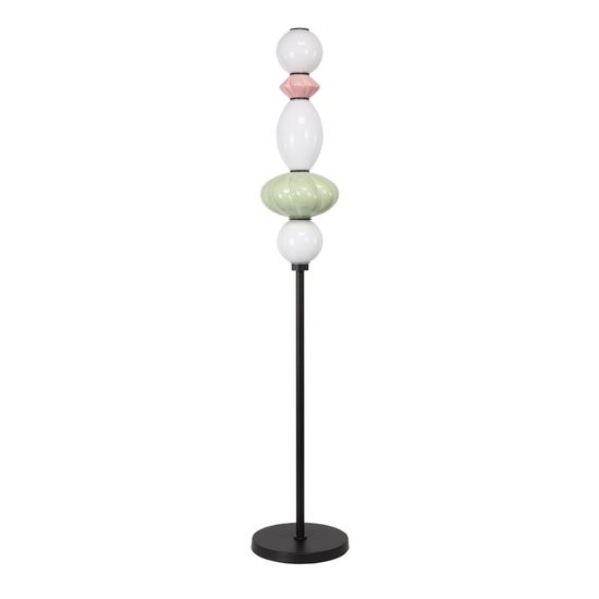 SL6134.405.01 Светильник напольный ST-Luce черный/розовый, зелёный, опаловый LED 1*20W 3000K FLORENTINI