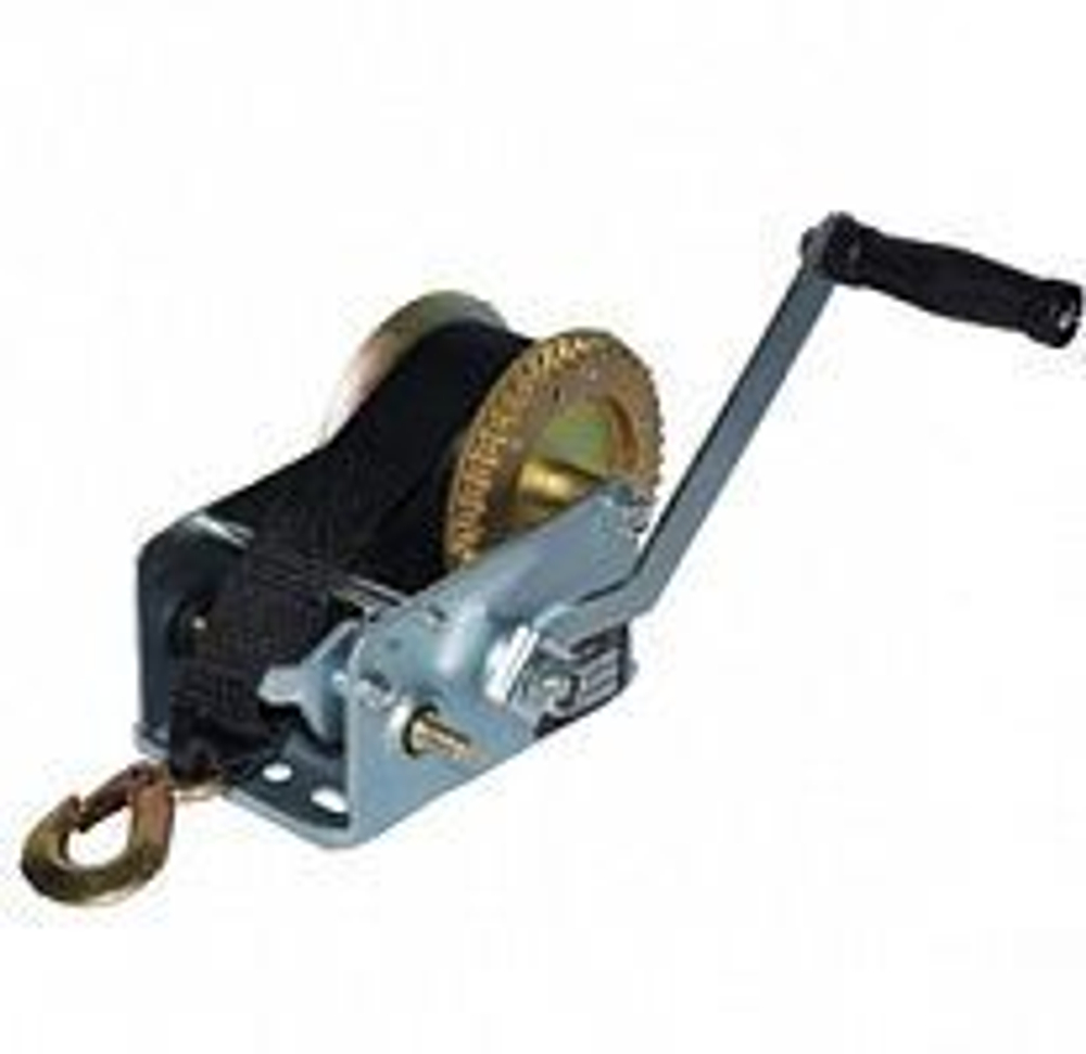 Лебедка ручная TOR ЛН-1200W (LHW) г/п 0,5 т длина ленты 10 м (серия G)