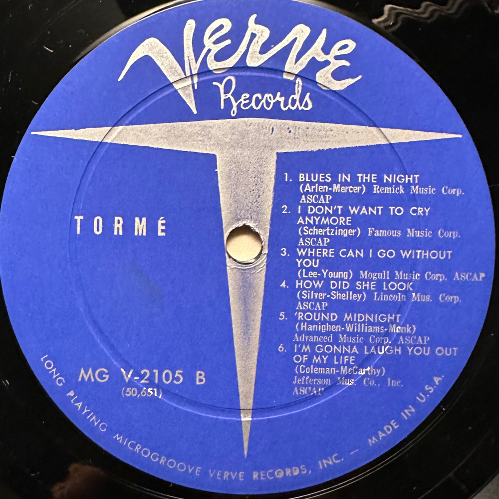 Mel Torme - Torme (США 1959г.)