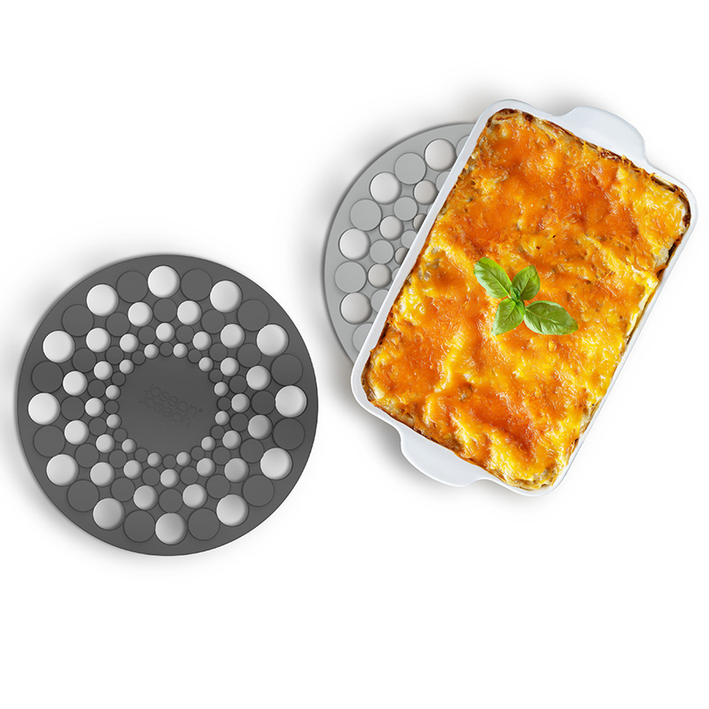 Набор подставок под горячее spot-on set, серый, 2 шт.