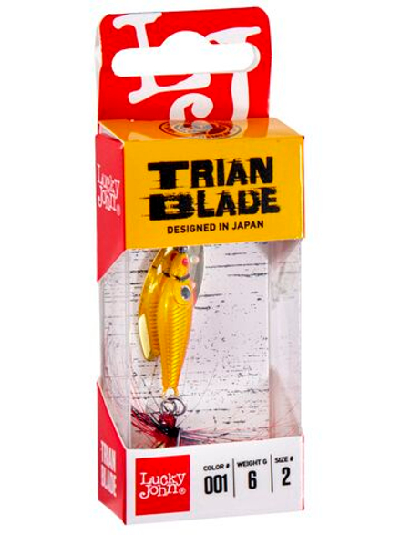 Блесна вращающаяся Lucky John TRIAN BLADE LONG 06.0г 001
