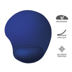 Коврик для мыши Trust 20426 с подушкой для запястья синий BigFoot | Мыши