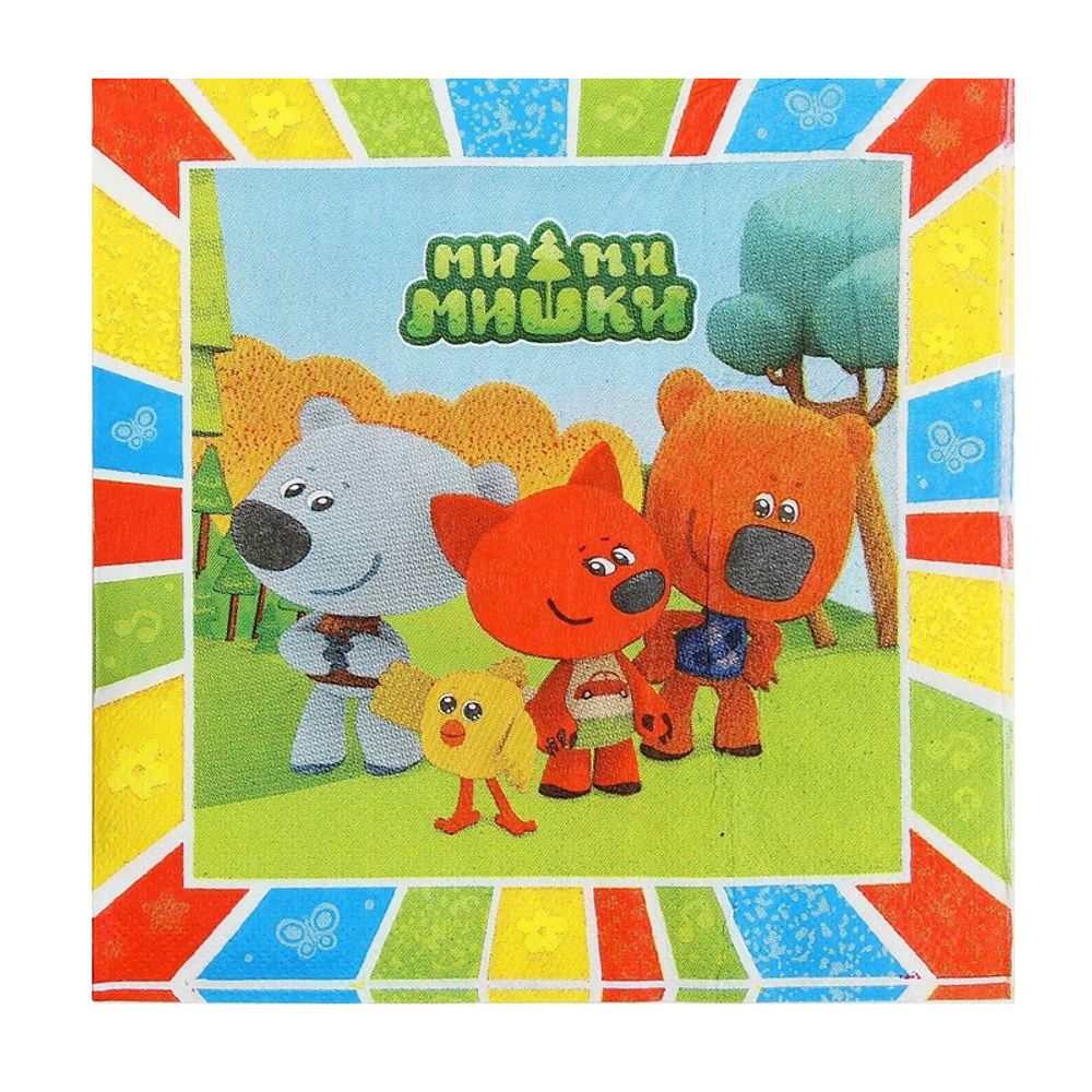 Салфетки "Ми-Ми-Мишки", 12 шт.