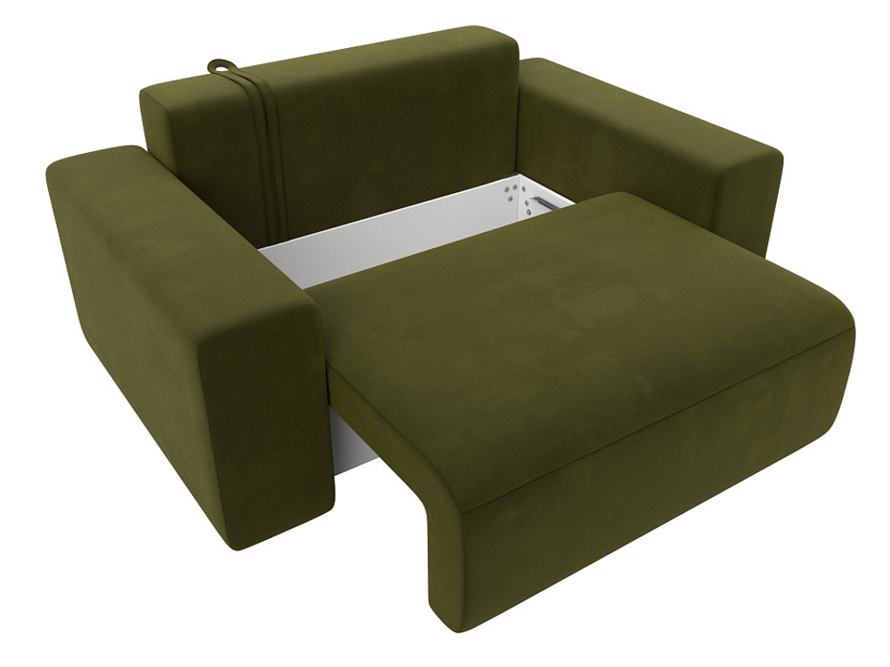 Кресло Лига-036 НПБ МИКРОВЕЛЬВЕТ Зеленый