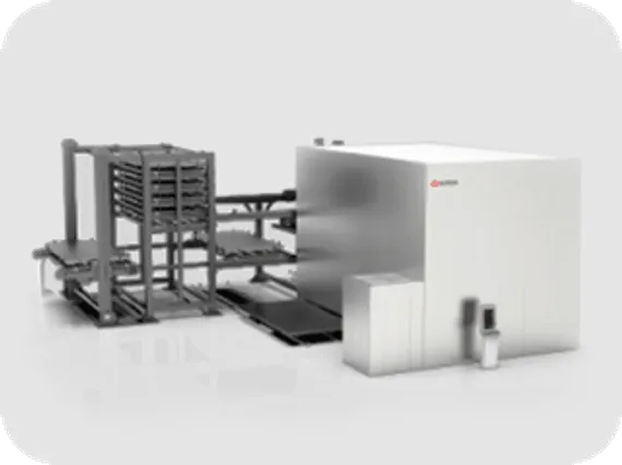 Пятиосевой 3D лазерный станок HGTECH серии SF для резки металла