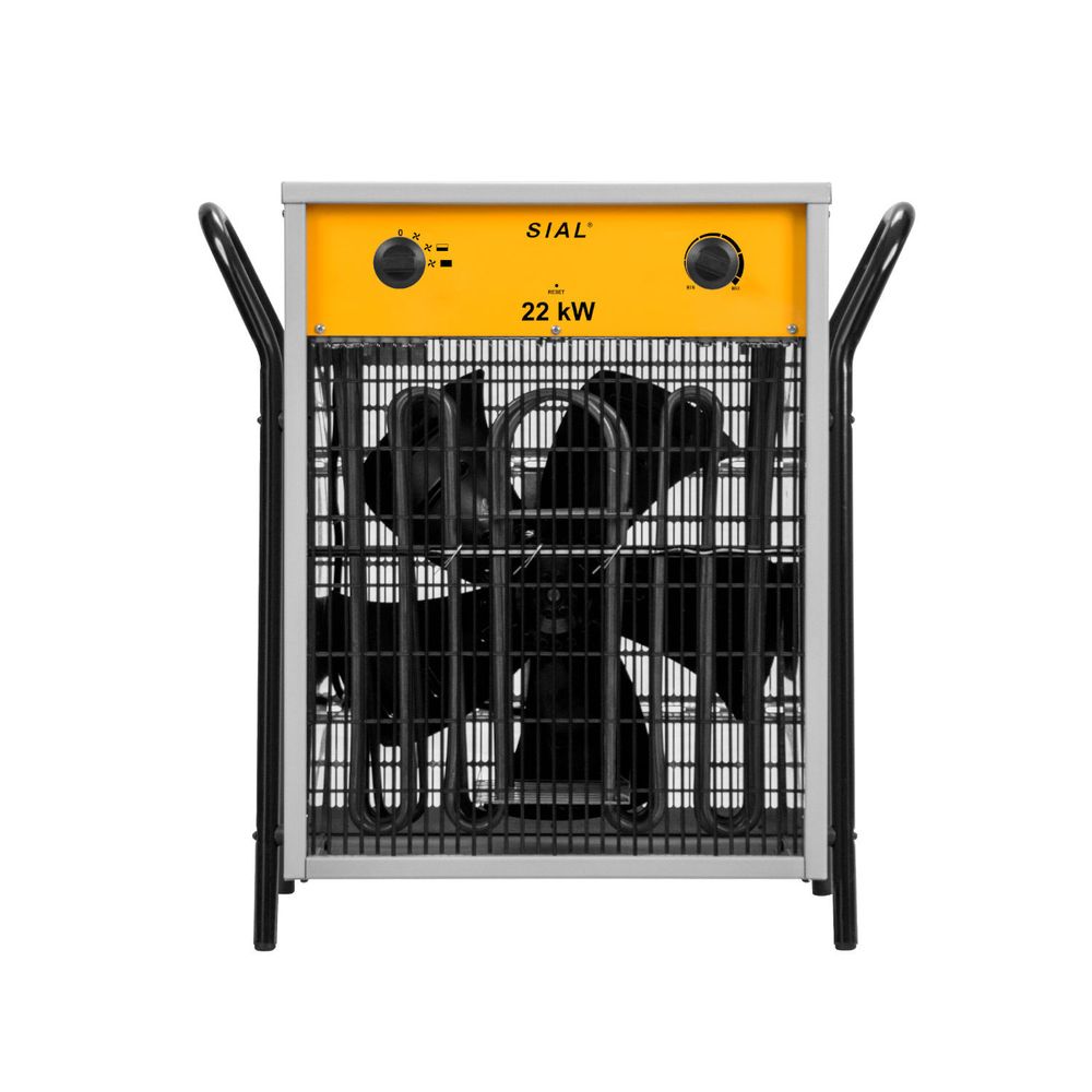Тепловая пушка электрическая SIAL DA22 - [22 кВт / 380В] промышленный тепловентилятор 2200 м³/ч