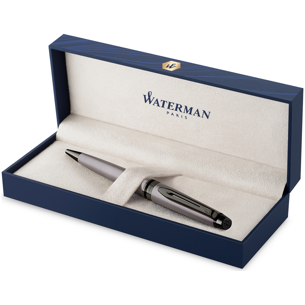 Waterman Expert DeLuxe - Metallic Silver RT, шариковая ручка, M