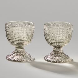 НАБОР ПОДСТАВОК ПОД ЯЙЦО "TEMPO" GREY 2 ШТ. 5,5Х5,5Х6 СМ