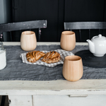 Набор деревянных стаканов из древесины кедра для напитков 3 шт. NC36