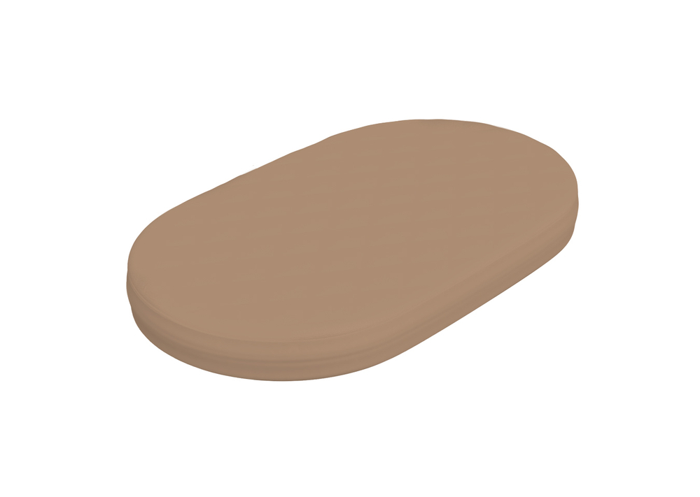 Простынь для кроватки Ellipsebed (мокко, сатин)