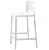 Полубарный стул Bakhita 66 см, белый