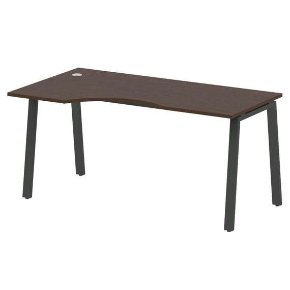 Метал Систем Стол криволинейный левый на А-образном м/к БА.СА-1 (L)  1600*900*750