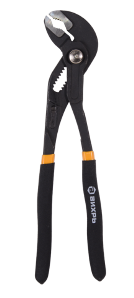 Клещи переставные, 250 мм., кнопочные, обливные рукоятки Вихрь