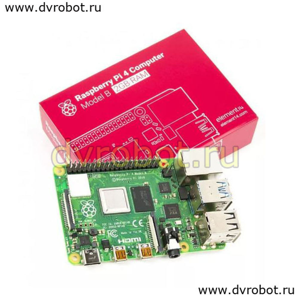 Компьютер Raspberry Pi 4 Model B 2ГБ