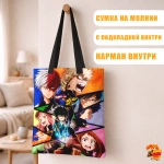 Сумка шоппер с принтом Моя геройская академия