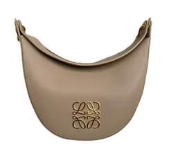 Сумка через плечо Loewe Luna Anagram с украшением бежевый
