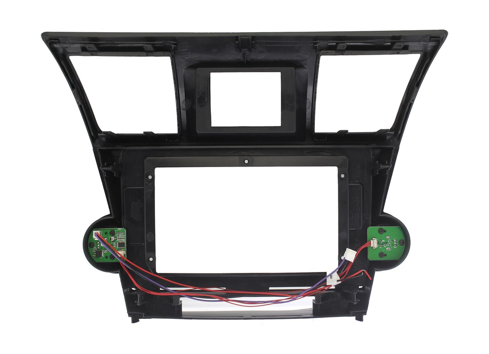 Комплект рамки с разъёмами 10" Toyota Highlander U40 2010-2013(крутилки активные) - Car-Smart 7194F2