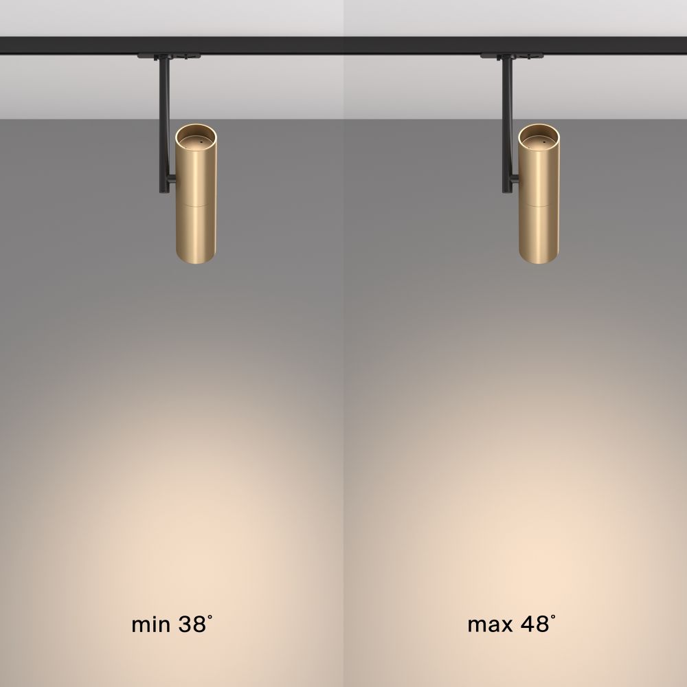 Трековый светильник для однофазного шинопровода Maytoni Unity Elti TR005-1-GU10-BG