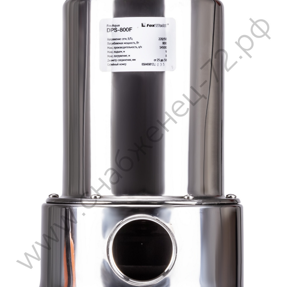Дренажный насос FoxAqua DPS-800F