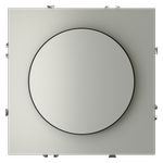 Светорегулятор встраиваемый VOLTUM S70 поворотно-нажимной 600 Вт, (сталь)