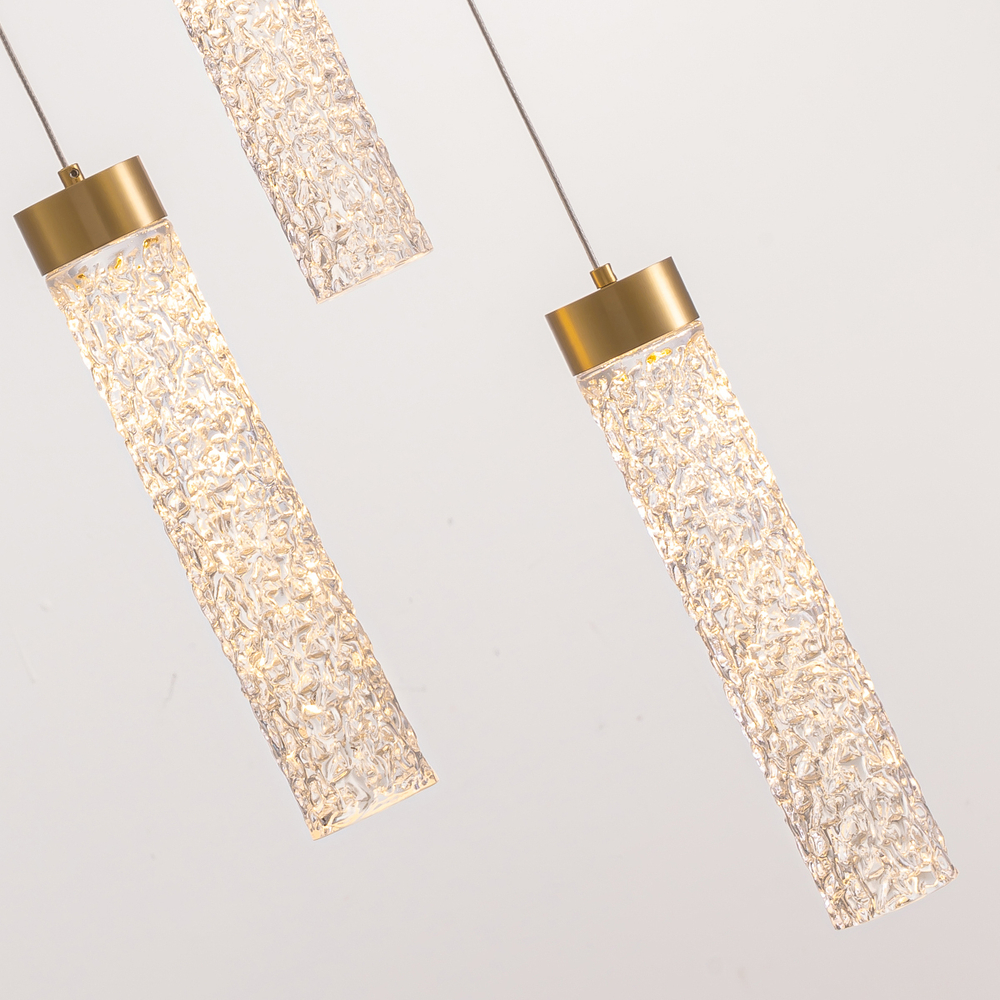 Подвесной светильник MD24030028-5B brass/clear