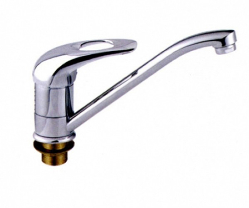 Смеситель для кухни 40к L4902-B Ledeme с отв под гайку, силумин