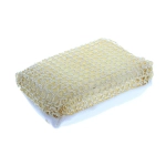 Губка для лица и тела комбинированная «Ultramarine - Банька», со скрабирующим слоем,11*15см