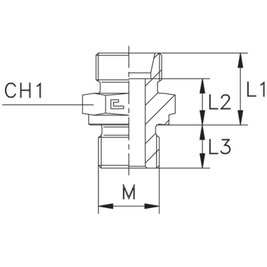 Штуцер FB DL06 10x1 (корпус)