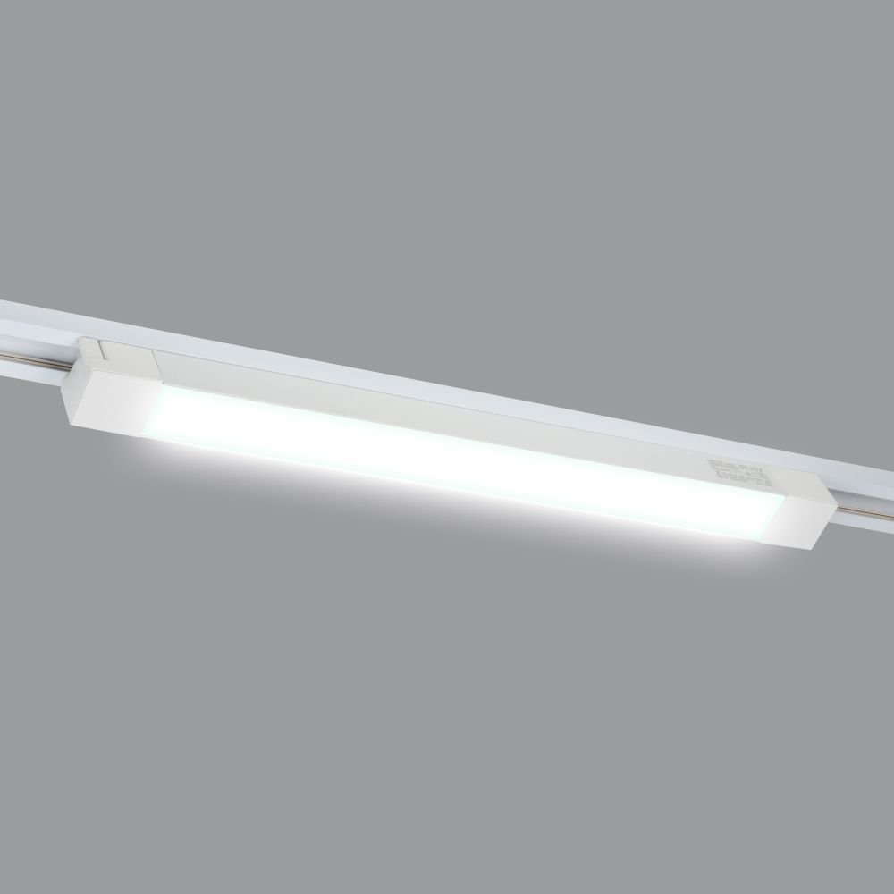 ULB-Q281 30W-4000K WHITE Светильник-прожектор светодиодный трековый. Линейный. 2500 Лм. Белый свет 4000К. Корпус белый. ТМ Volpe