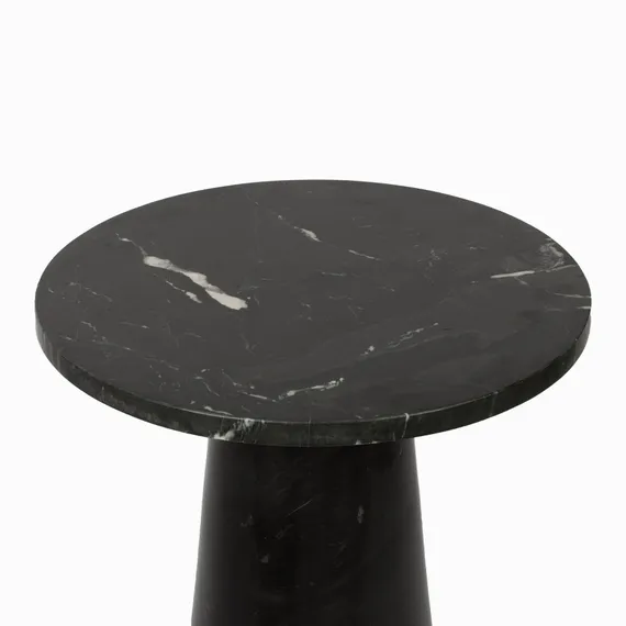 Кофейный стол Jed Ø45х60 см, черный индийский мрамор