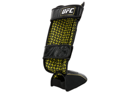 UFC Защита голени на липучках, черная - S/M