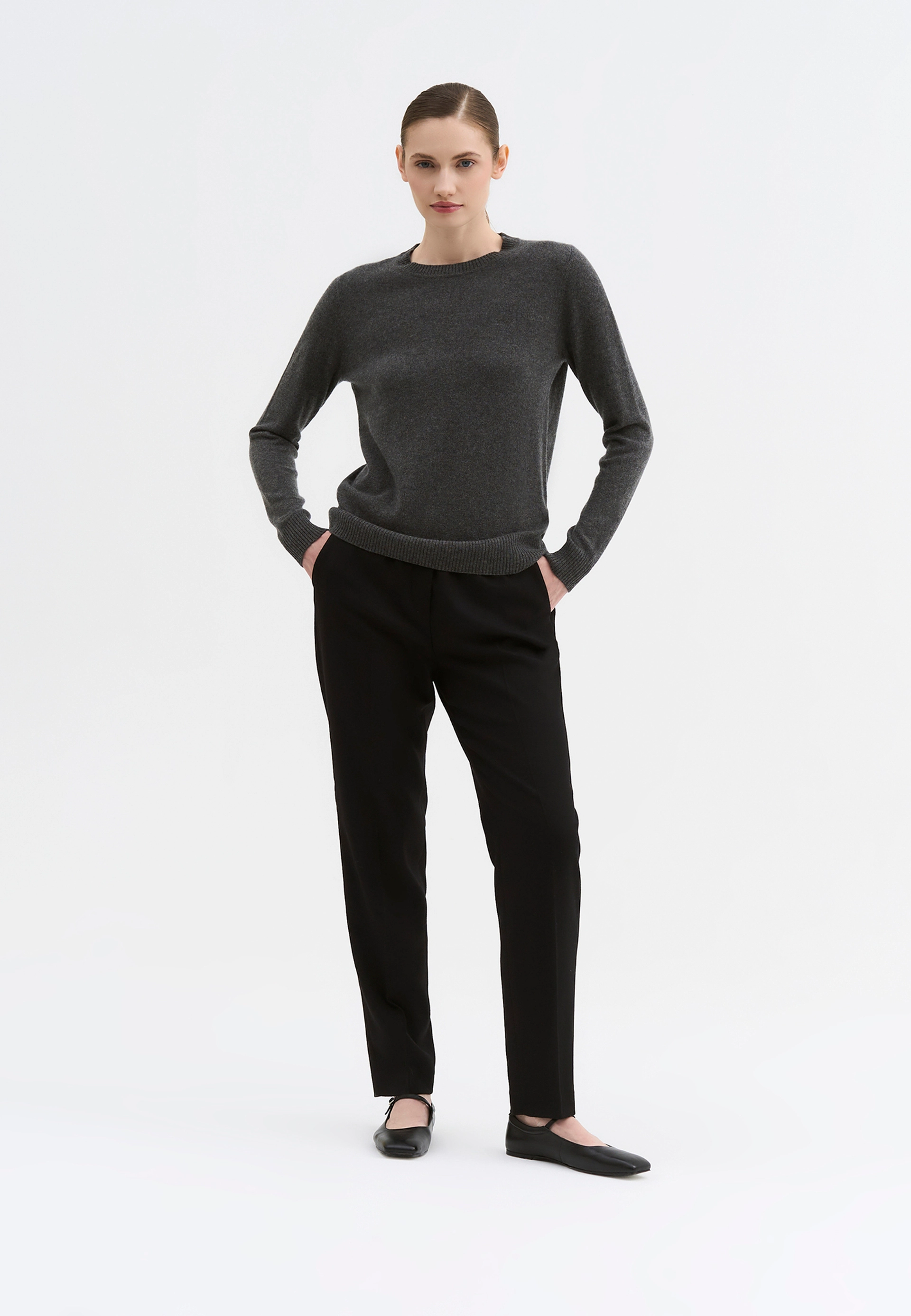 Кашемировый пуловер