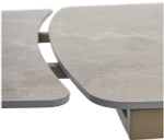Стол М-City DISAUR Алатри (Alatri) 120 Латте матовый (Matt Latte Stone) керамика, Таупе